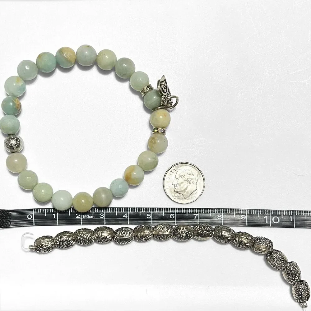 Lot Beads Jewelry Supplies Variety Glass Stone Shell MOP Metal Findings Charms
